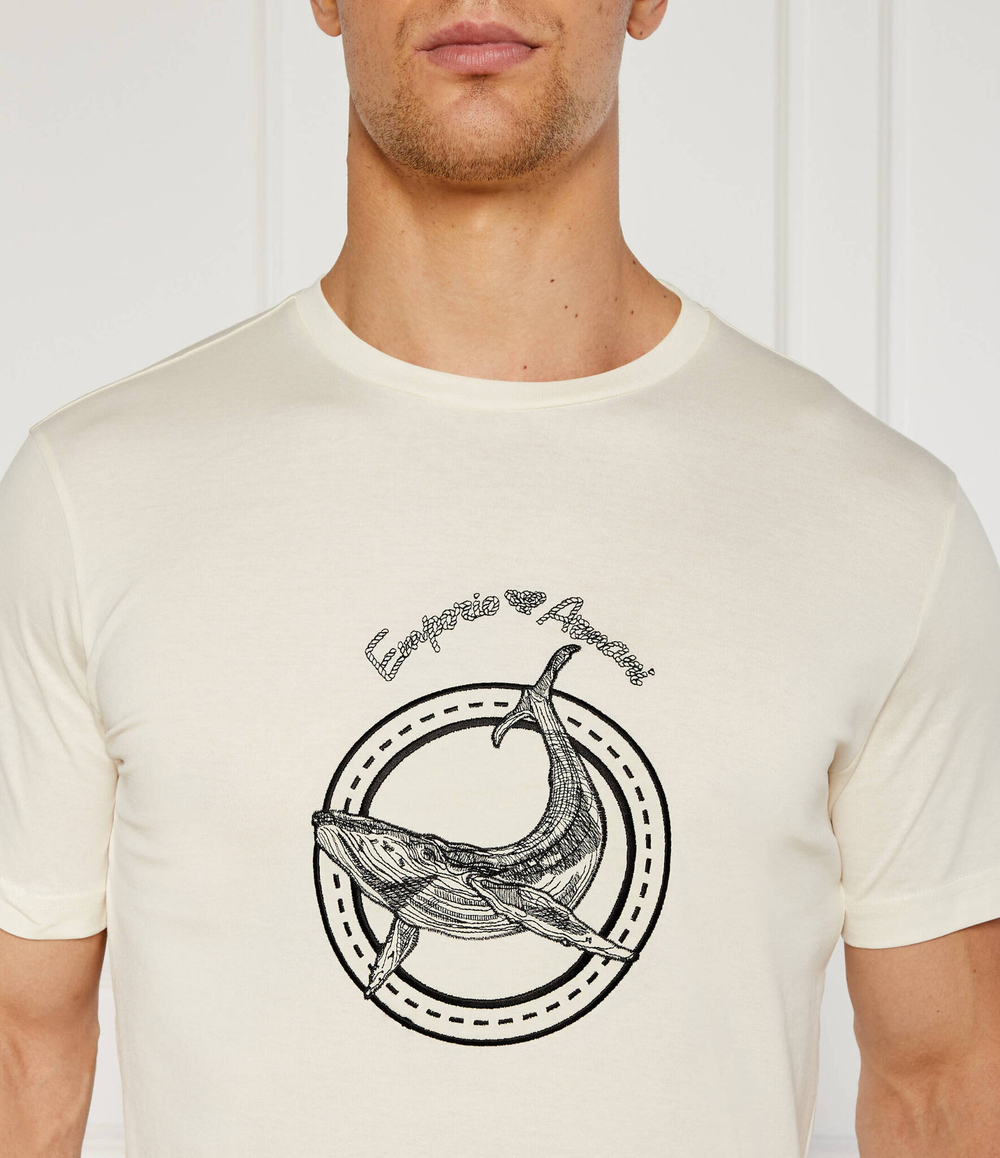 Футболка Emporio Armani - бежевый(6D1T6S 1J7FZ)