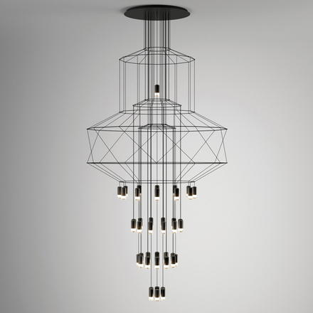 Chandelier  Wireflow 0374 by Vibia