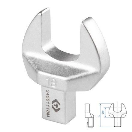 Цена на KING TONY (34501118M) Насадка рожковая серии "FIT", 18 мм, 9х12 мм