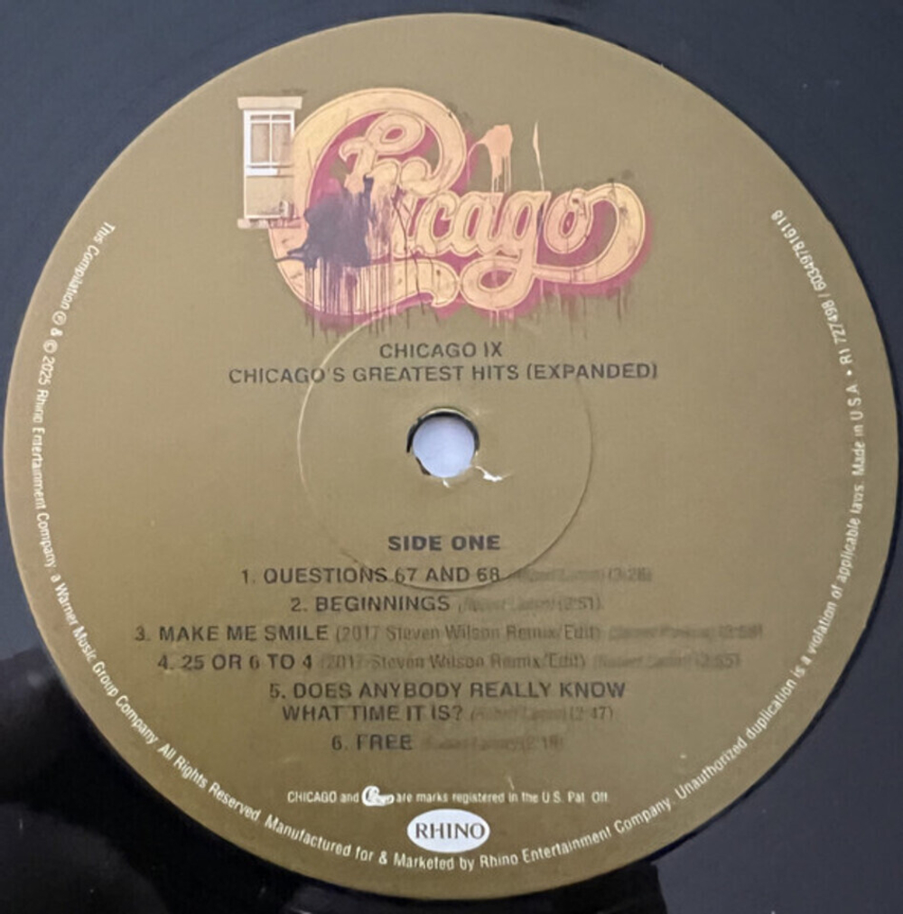 Chicago / Chicago IX - Chicago's Greatest Hits (Expanded)(50th Anniversary Edition)(2LP)