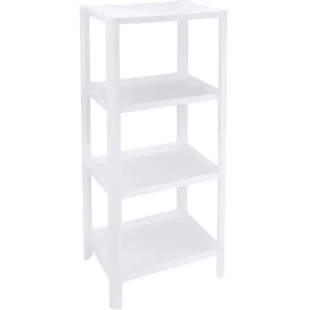 Полка прямоугольная малая (4 секции) 340х750 Белый