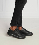 Кожаные кроссовки kapri Karl Lagerfeld - черный(KL52574)