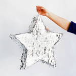 Пиньята Звезда Серебро