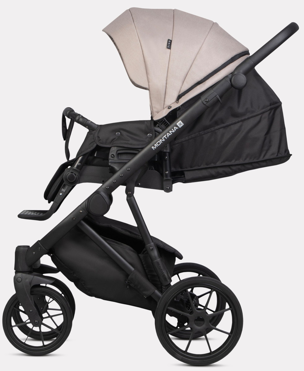 Детская коляска Riko Basic Montana Plus X 2 в 1 42 Beige (бежевый)
