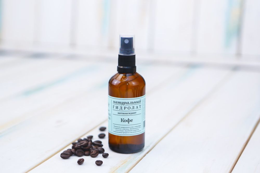 ГИДРОЛАТ "КОФЕ" — БОРЕТСЯ С «МЕШКАМИ» ПОД ГЛАЗАМИ, 100 мл (Краснополянская косметика)