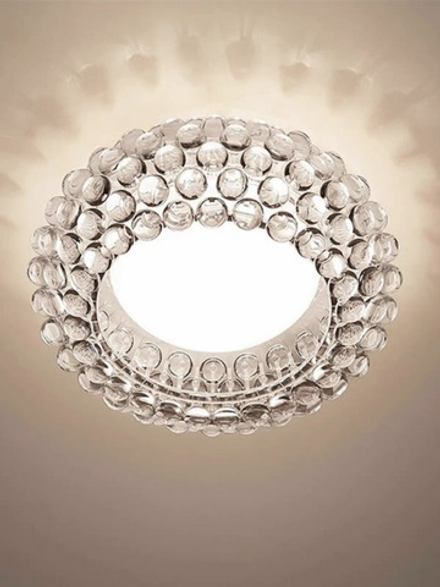 Ceiling design lamp CABOCHE piccola by Foscarini (Clear)
