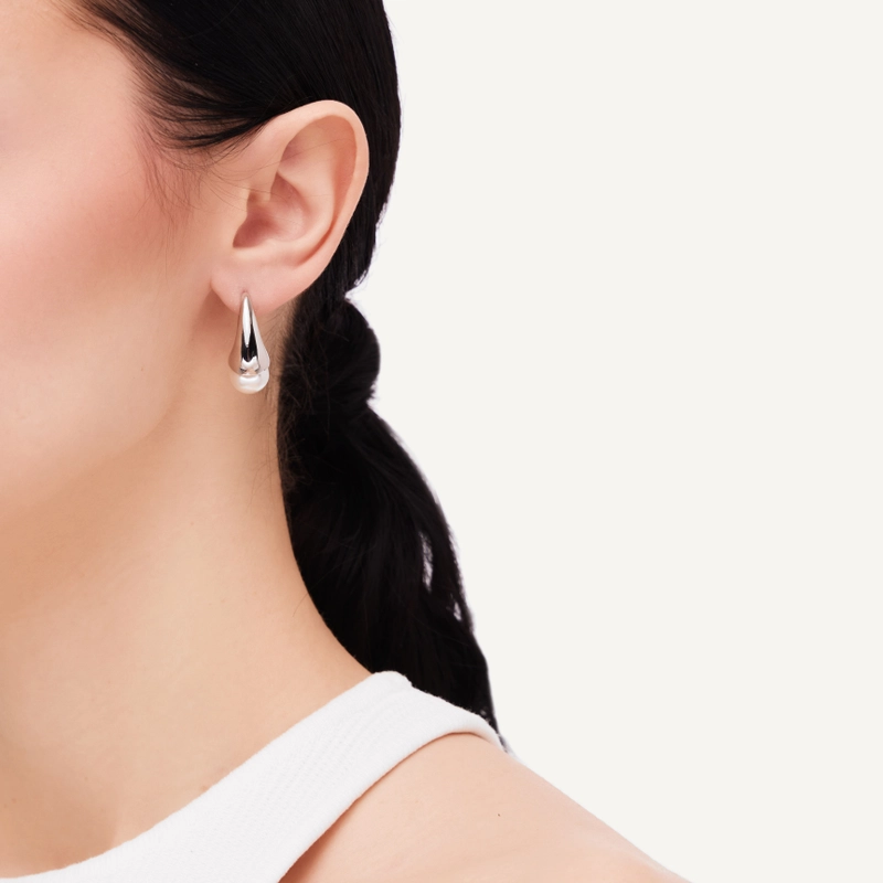 Серьги Жемчужная Элегантность – Серебро