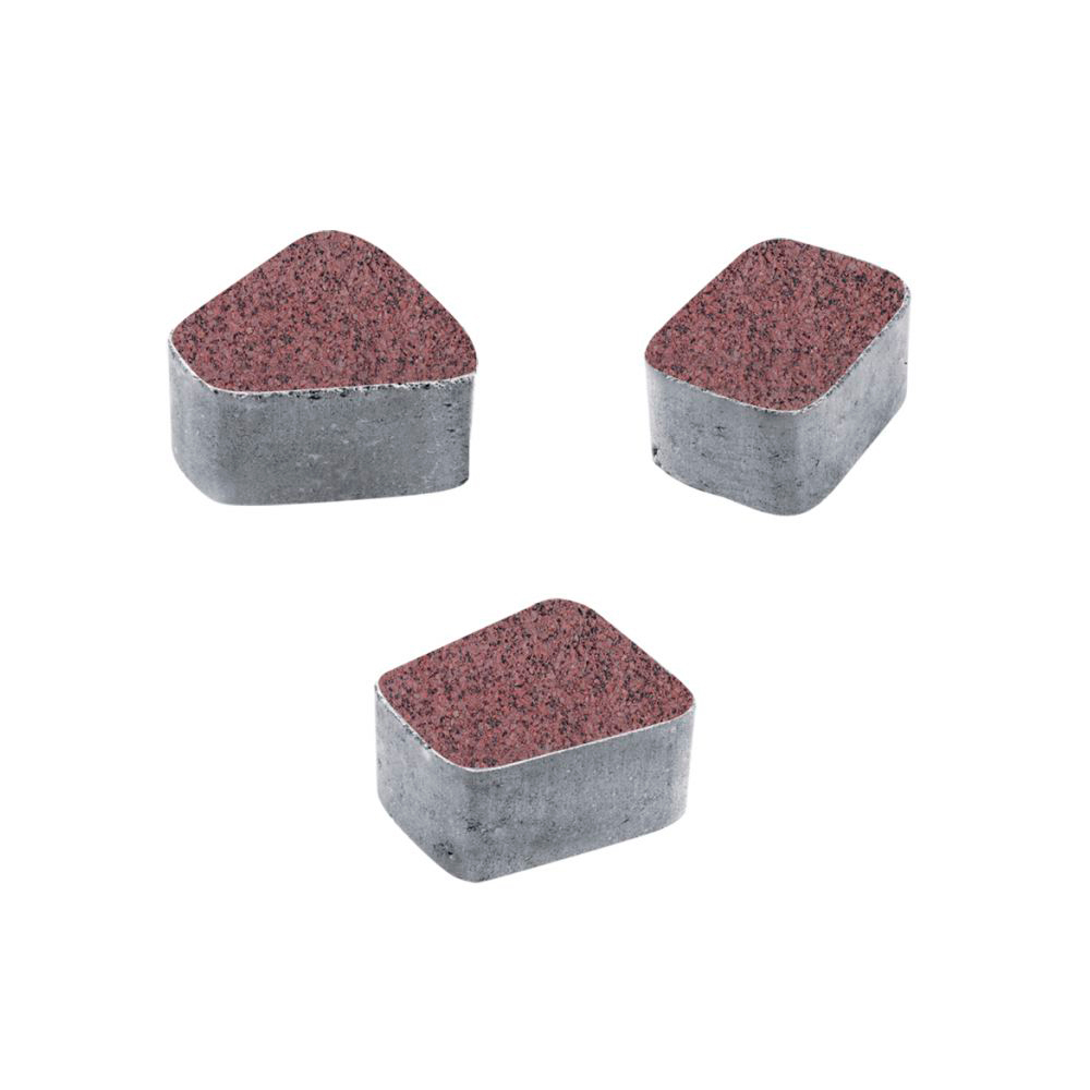 ТРОТУАРНЫЕ ПЛИТЫ КЛАССИКО - Б.1.КО.6 ГРАНИТ КРАСНЫЙ С ЧЕРНЫМ