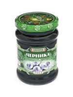Брусника и Черника дробленная с сахаром ст/б 320 гр