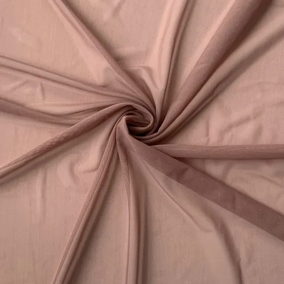 Сетка эластичная кофейно-розовая, Турция