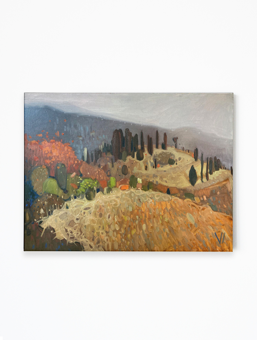 Картина 'Кипарисовый холм'