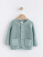 Вязаный кардиган для малышей Next K82-049, Мятный