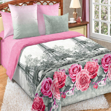 Комплект постельного белья "ВЛ. НОСТАЛЬЖИ", перкаль, 100% хлопок.