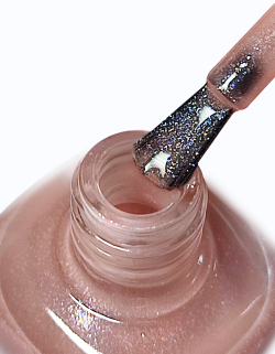 IQ Beauty Sun Highlighter - Укрепитель для ногтей хайлайтер с УФ фильтром Sun Nude, 12,5мл