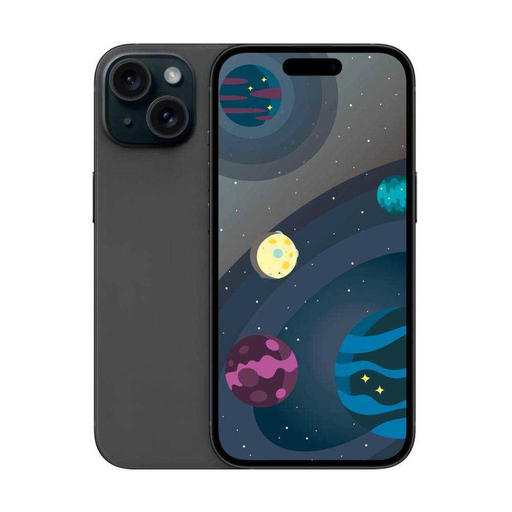 Смартфон Apple iPhone 15 128 ГБ (Чёрный | Black)