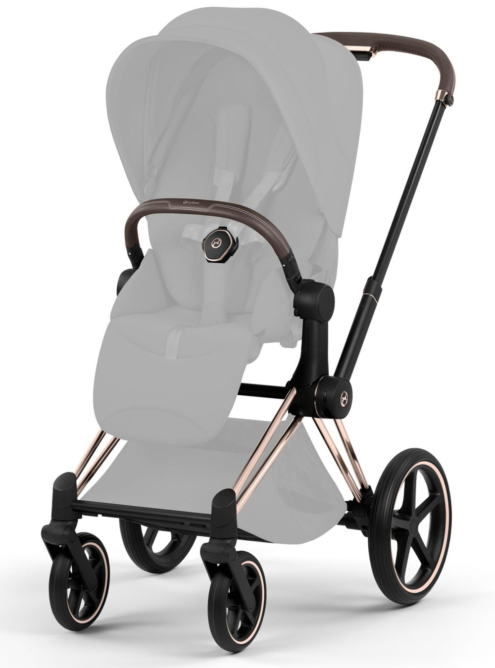 Коляска Cybex Priam V Rosegold Style Collection 2 в 1 Peach Pink