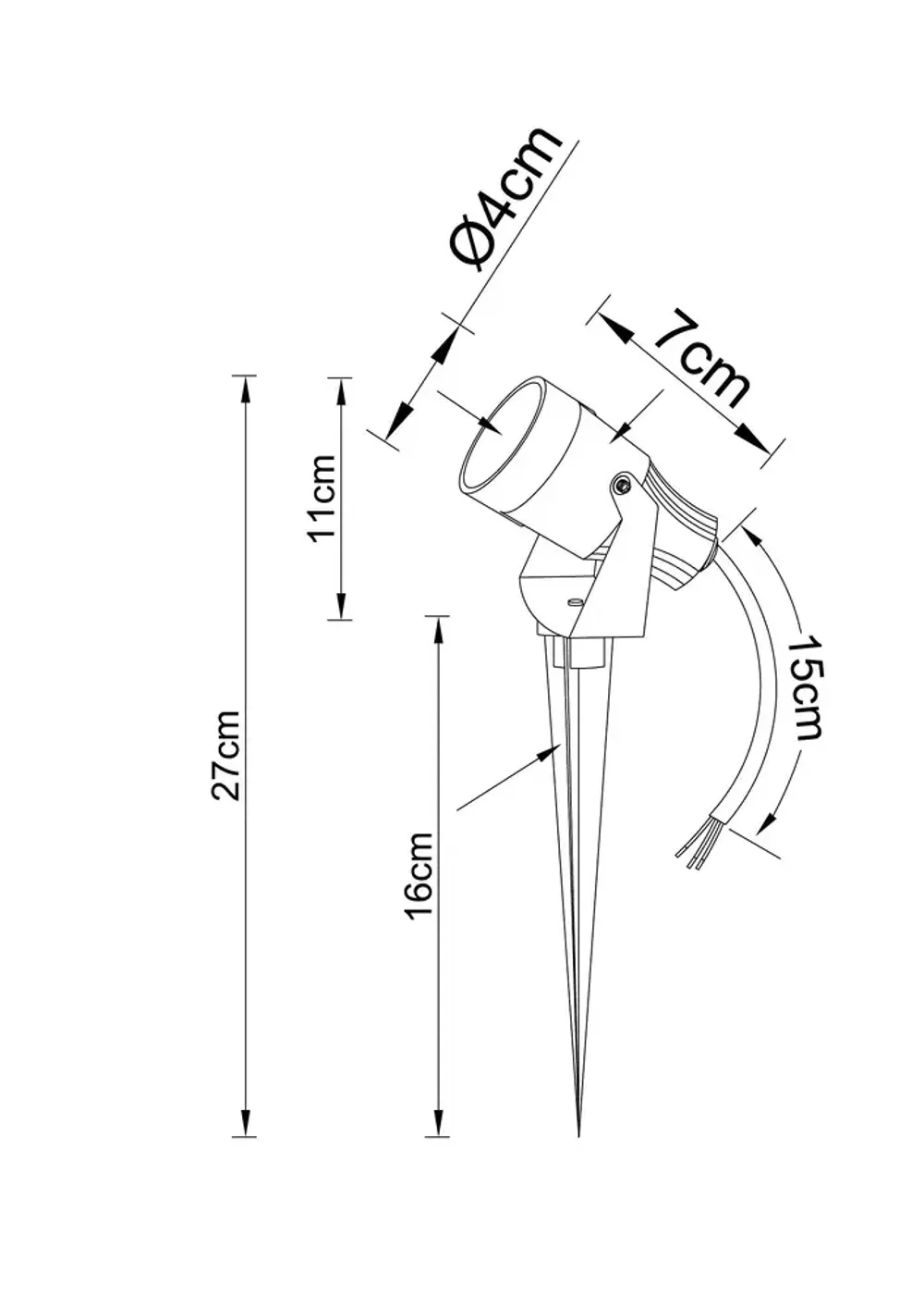 Грунтовый светильник Arte lamp