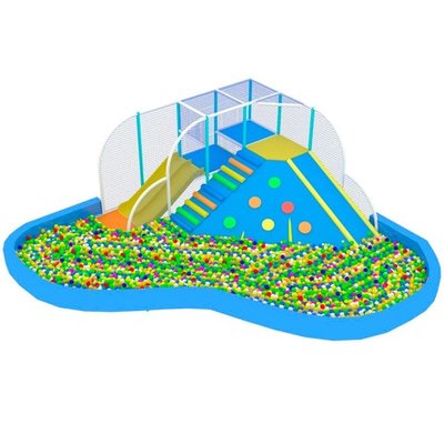 Лабиринт-скалодром для малышей «Айсберг» 50 м² (7,75*7,45*2.5м)