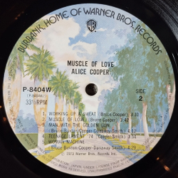 Винтажная виниловая пластинка LP Alice Cooper Muscle Of Love (Japan 1974) (No Obi)