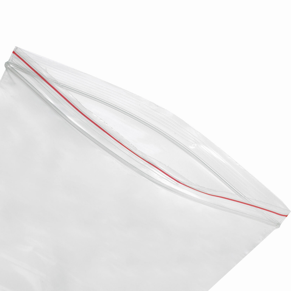 Пакеты с замком ZIP LOCK "зиплок", комплект 100 шт., 200х250 мм, ПВД, толщина 40 микрон, BRAUBERG, 606215