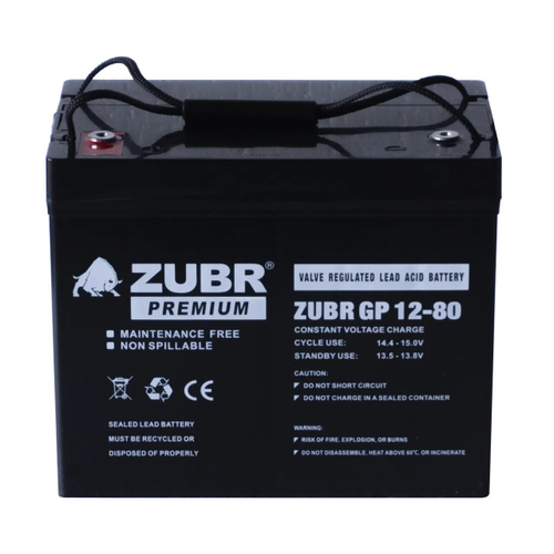 Аккумулятор ZUBR GP12-80