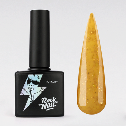 Гель-лак RockNail Potality 354 Stay Bold Stay Gold, 10 мл.