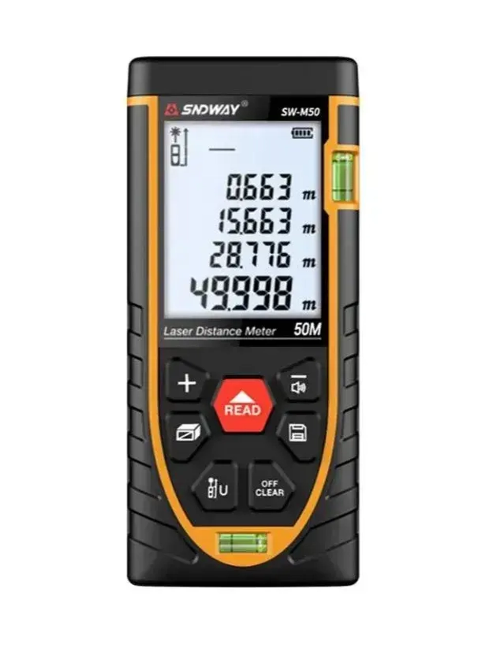 Лазерный дальномер SNDWAY SW-M50, 50м 1.5 мм