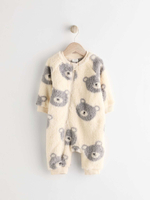 Комбинезон / Cлип флисовый для малышей Next N77-749, Кремовый