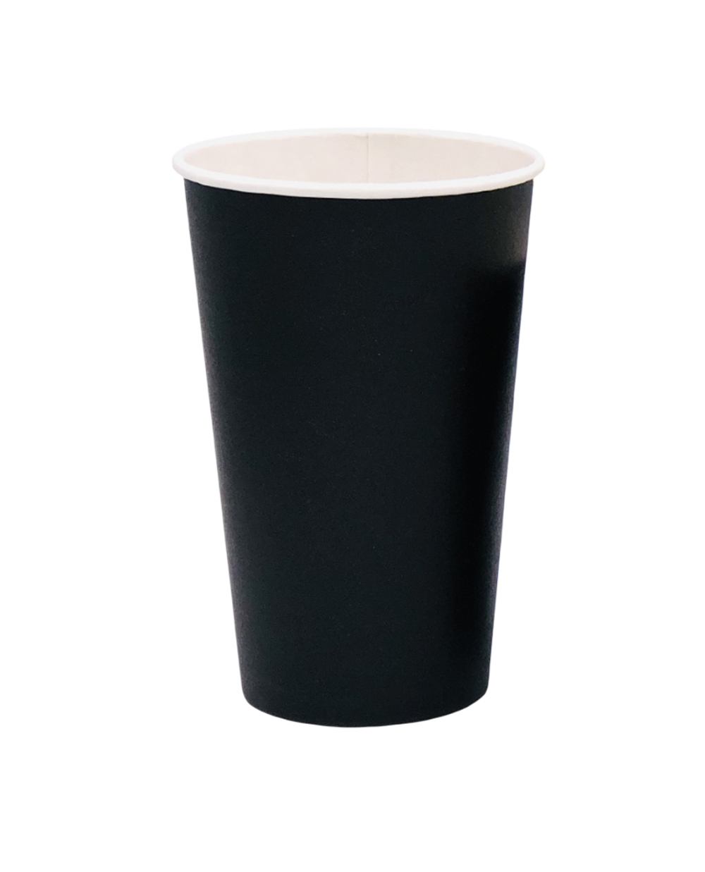 Кофе стакан черный однослойный 400мл