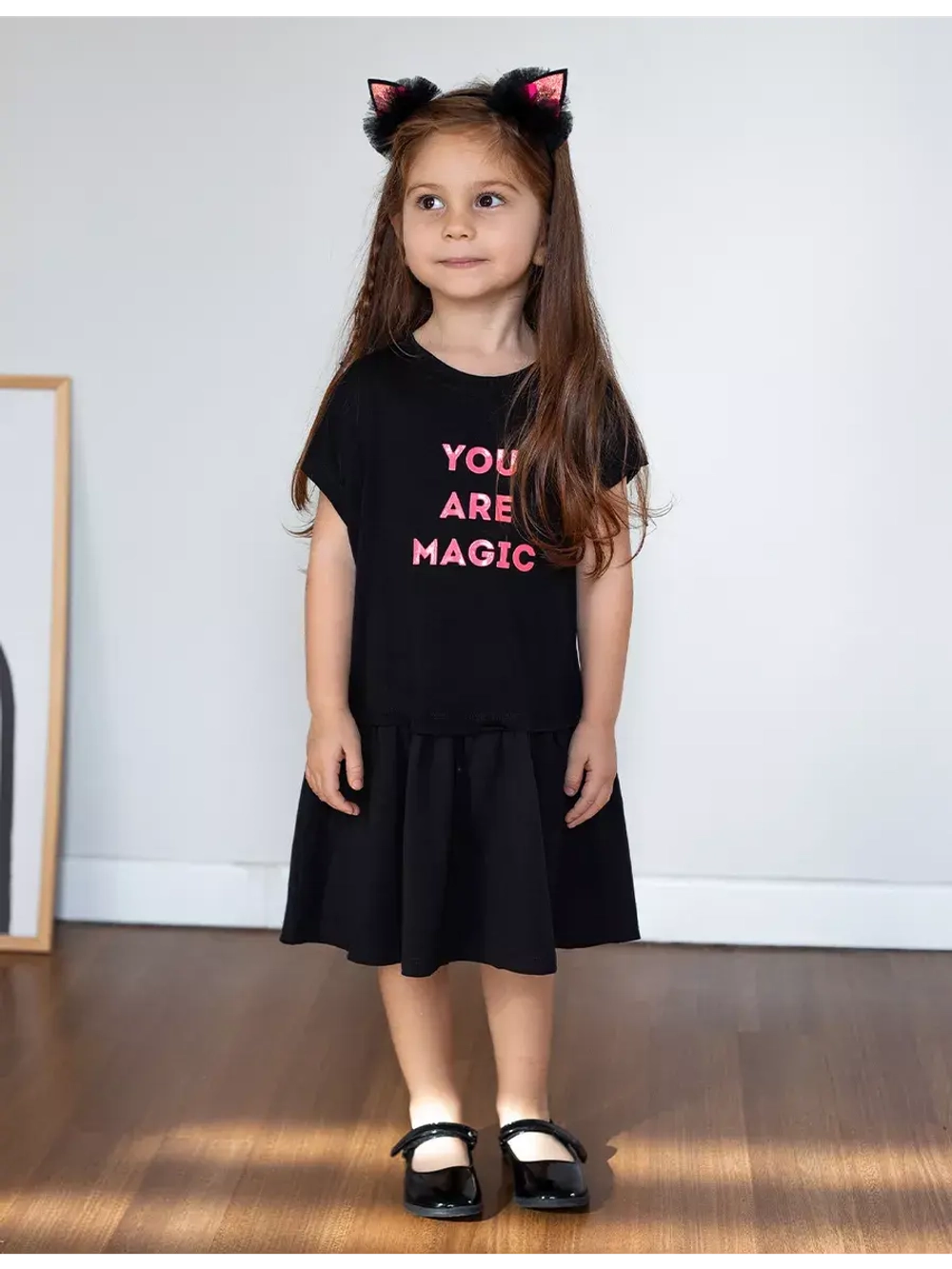 Платье детское трикотажное повседневное в садик