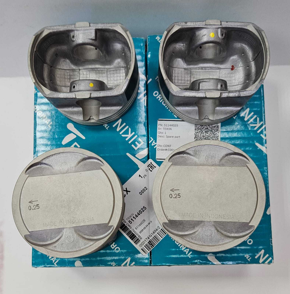 Поршни Teikin с кольцами TP +0.25 G4KD