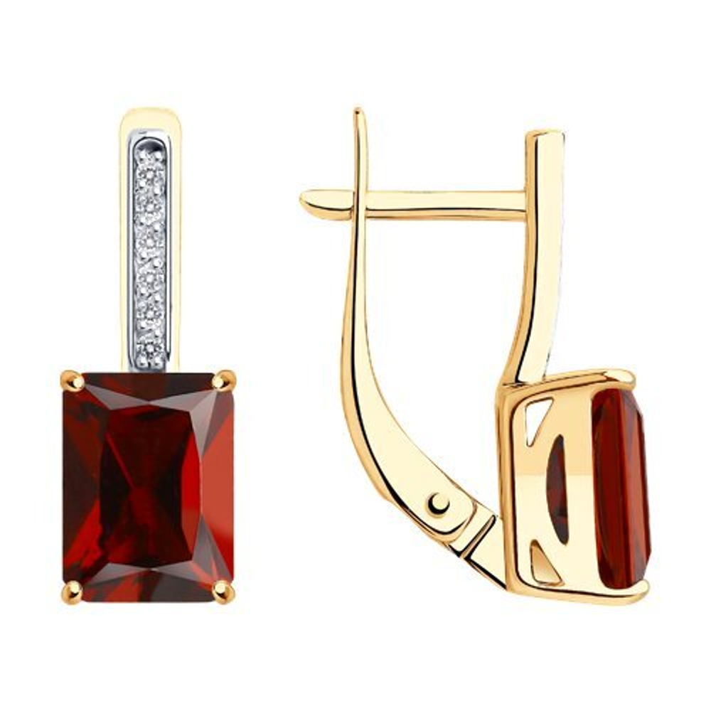 Серьги из золота 585 пробы