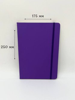 Блокнот В5 25*17см 80 л фиолетовый (201688429-2)