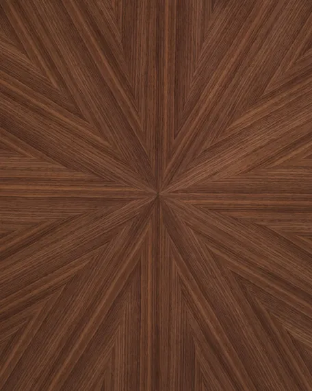 Стол Naanim Ø120 см из орехового шпона