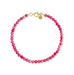 Колье из бусин камня Cheeks