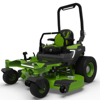 Райдер садовый аккумуляторный с нулевым радиусом разворота Greenworks ZTC152, 82V, 152 см, с АКБ 24 кВтч (7405107)