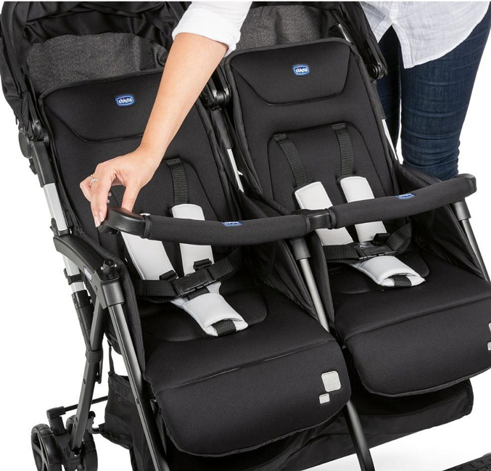 Детская прогулочная коляска Chicco Ohlala Twin Black Night