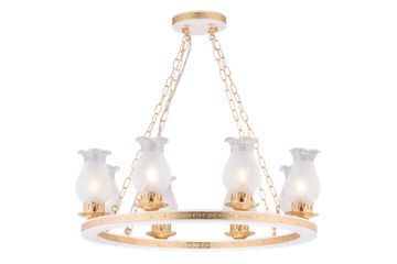 85649/8B WHITE+FGD (1) Люстра