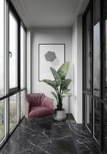 Глазурованный керамогранит Artens Dina 42x42 см 1.587 м² сатинированный цвет черный