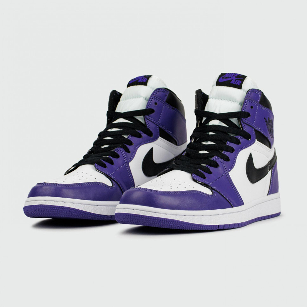 кроссовки Air Jordan 1 Mid Purple White