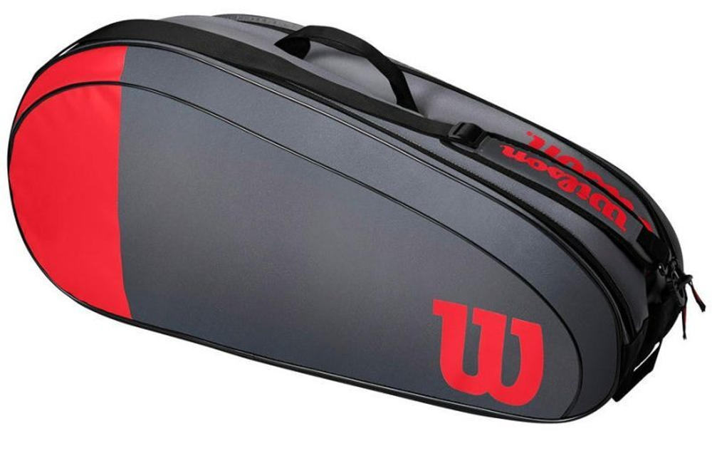 Сумка теннисная Wilson Team 6 Pk - red/grey
