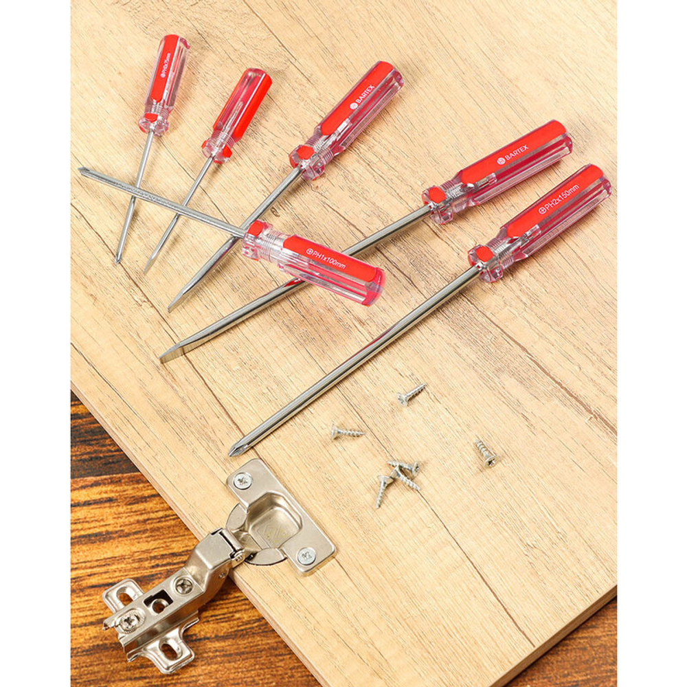 Набор отверток 6 пр, Bartex, шт