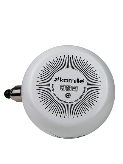 Чайник 2,5 л. эмалированный со свистком Kamille KM 1036 с черной бакелитовой ручкой