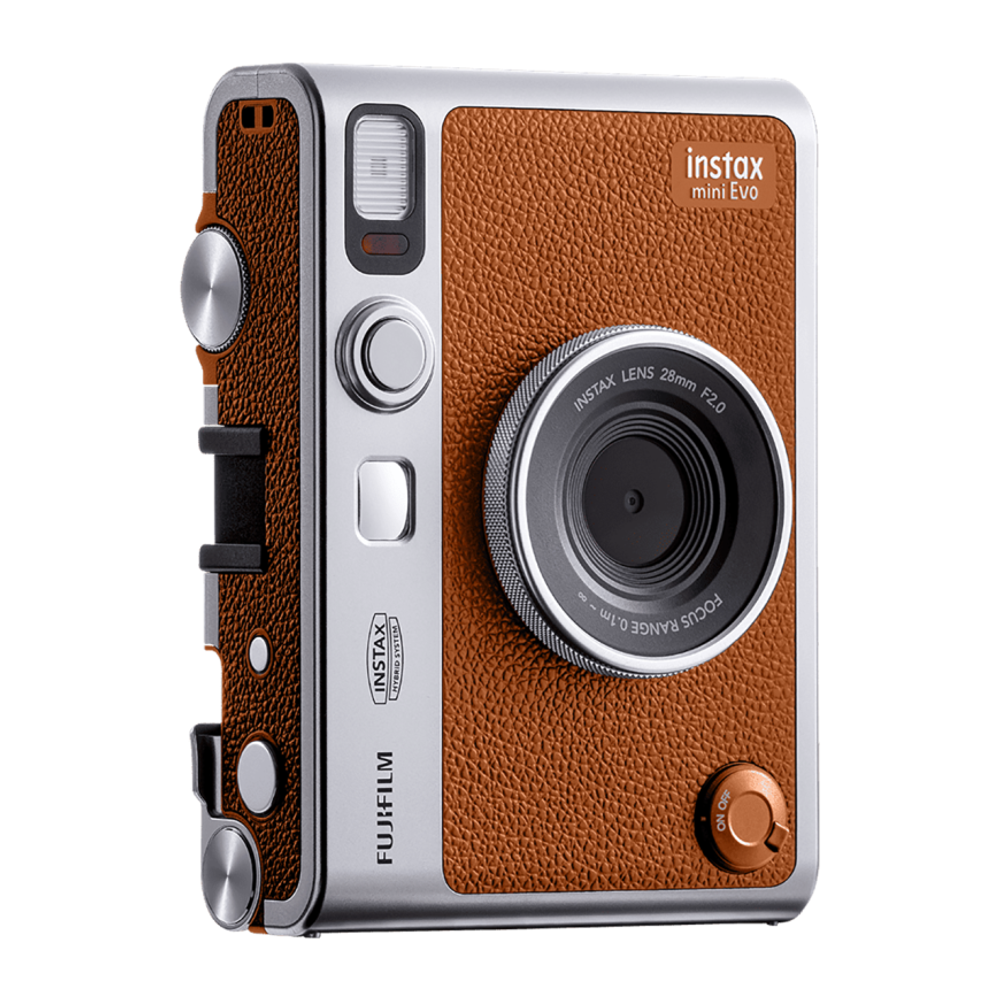 Гибридный фотоаппарат моментальной печати FUJIFILM instax mini EVO, Коричневый