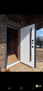 Дверь входная Крона терма   RAL 8019 .RAL 7024   Вен Мар