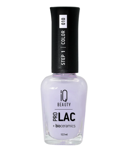 IQ Beauty - Лак для ногтей с биокерамикой 010, 12.5мл