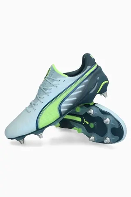 Бутсы Puma King Ultimate MxSG - голубой