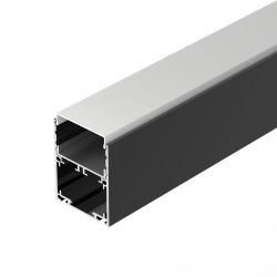Профиль SL-LINE-4050-3L-2000 ANOD BLACK (Arlight, Алюминий) 044670