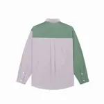 Сорочка Ymkashix Puff лиловая/темно-зеленая
