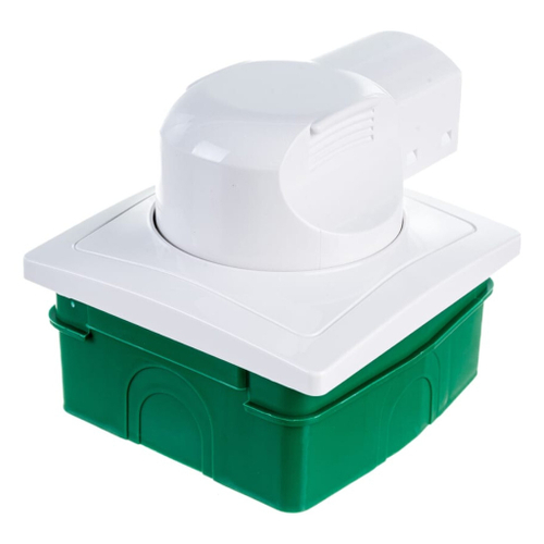 Комплект силовой ОП BLANCA 32А 250В подъемная коробка + розетка + вилка бел.